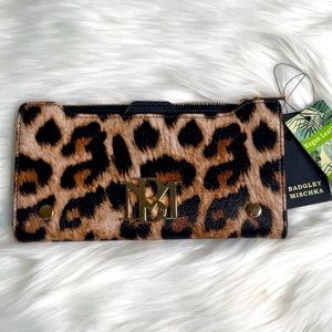 Badgley Mischka Leopard Print Wallet